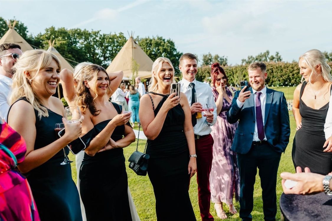 Wedding magician at work at a recent wedding
